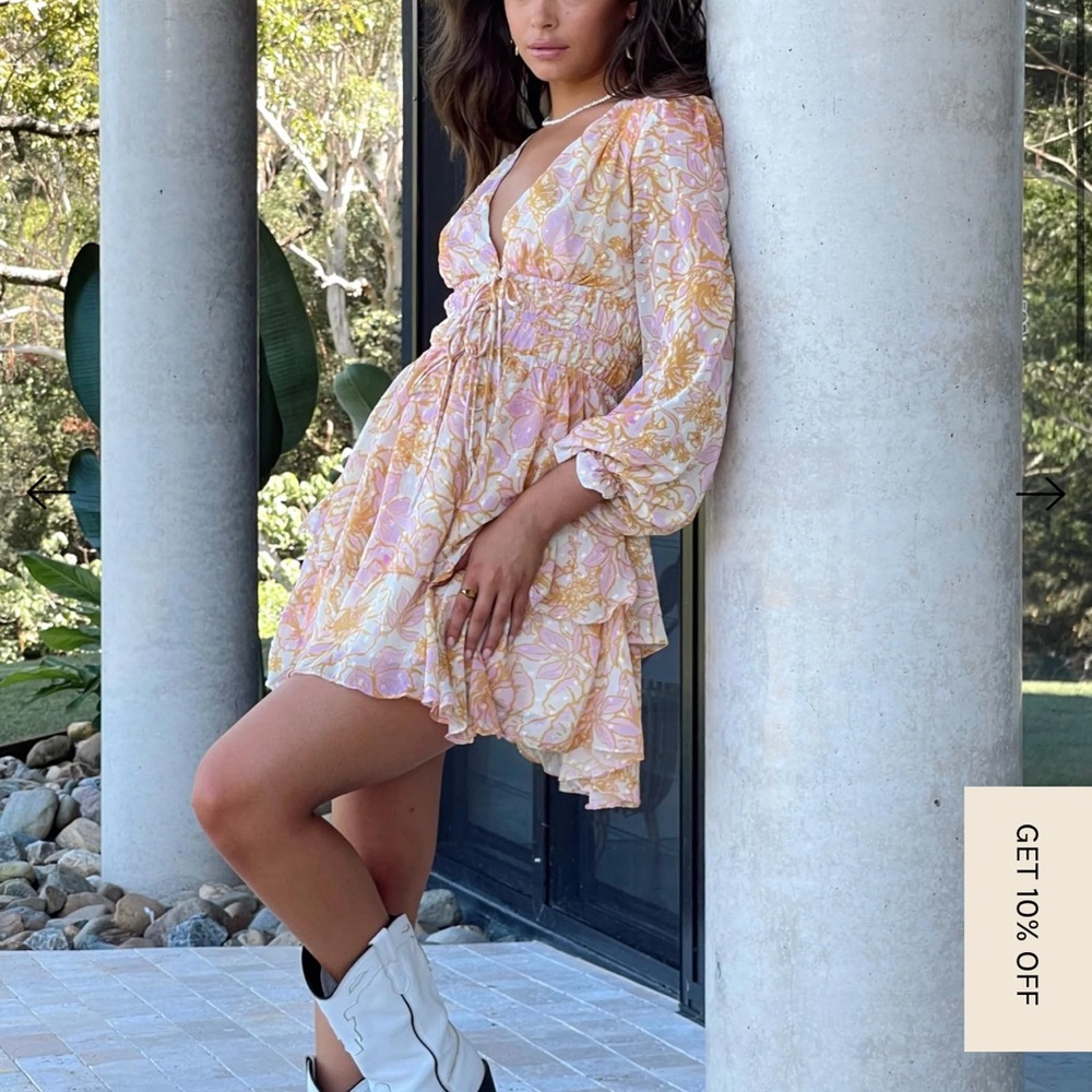 Sundae Muse floral dress